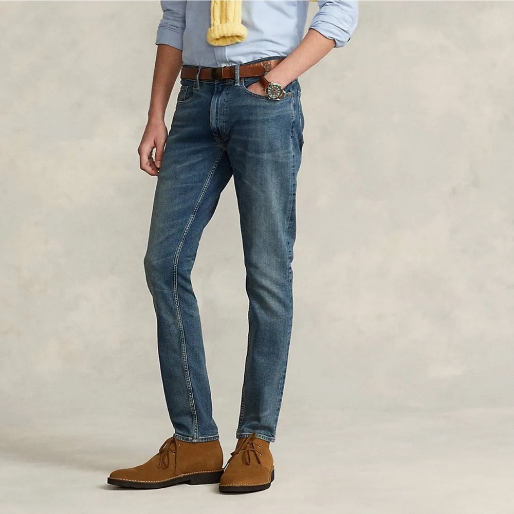 Polo Ralph Lauren- The Sullivan Slim Crop Denim Jean- Size 34